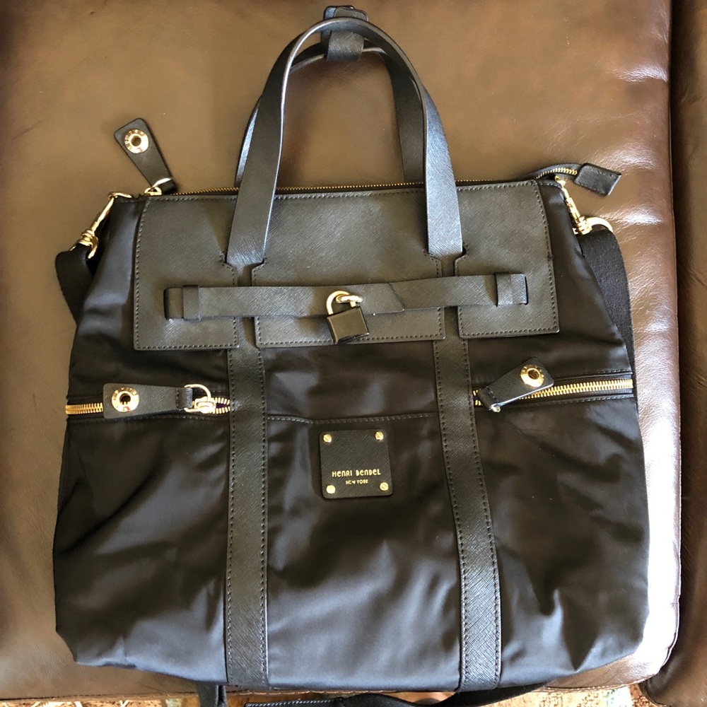 Henri Bendel Jetsetter Convertible Backpack Large